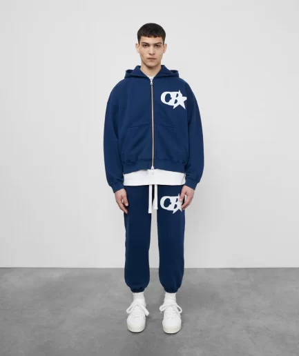 CB STAR ZIPPED HOODIE