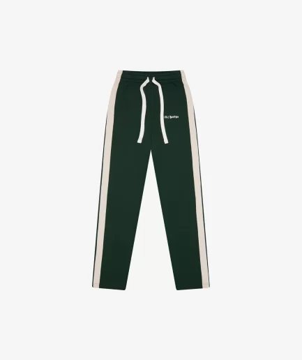 Cole Buxton Hand Embroidery Track Pants Forest Green