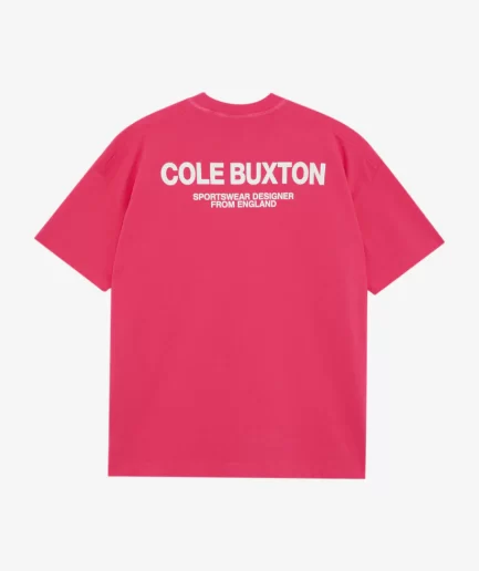 Cole Buxton CB Sportswear Pink T-Shirt