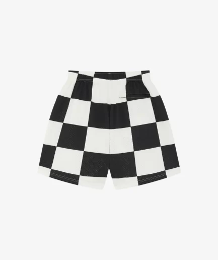 COLE BUXTONCHEQUERED MESH SHORTS