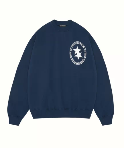 Cole Buxton Cb International Crest Blue Sweatshirt