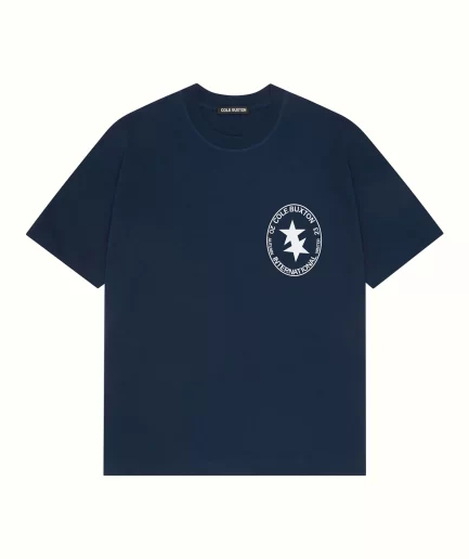 Cole Buxton Cb International Crest Navy Blue T-Shirt