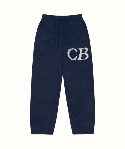 Cole Buxton Cb Logo Knit Blue Pants