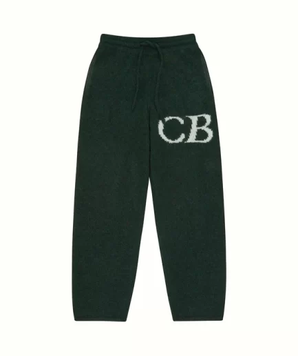 Cole Buxton Cb Logo Knit Green Pants