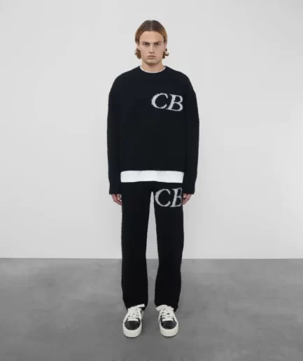 Cole Buxton Cb Logo Knit Pants Black