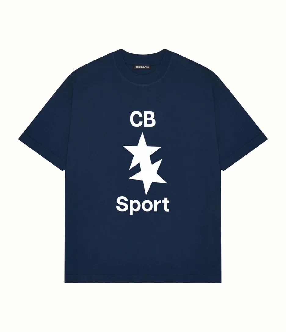 Cole Buxton Cb Sport Blue T-Shirt