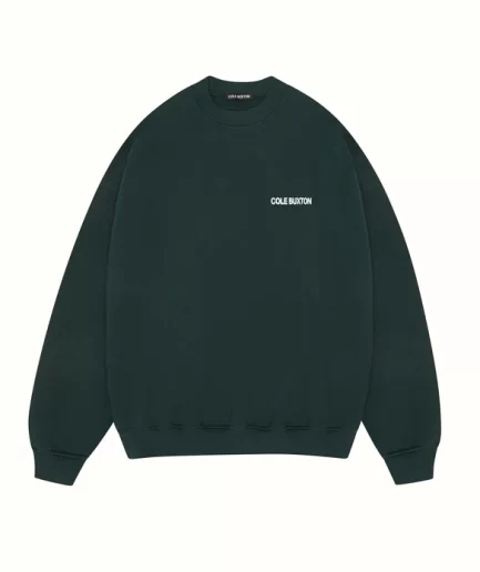 Cole Buxton Cb Sportswear Green Sweatshirt