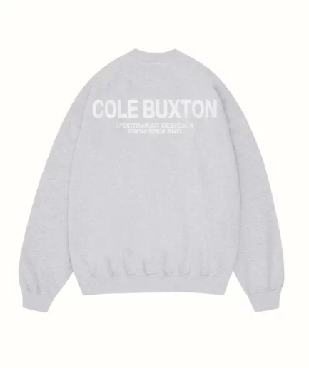 Cole Buxton Cb Sportswear Grey Sweatshirt