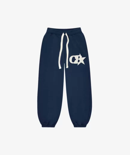 Cole Buxton CB Star Navy Blue Sweatpants