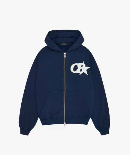 CB STAR ZIPPED HOODIE